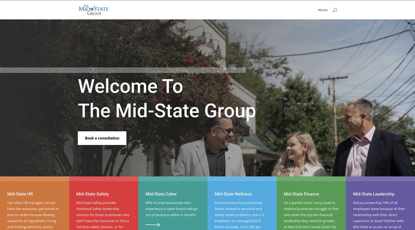 The Mid-State Group website